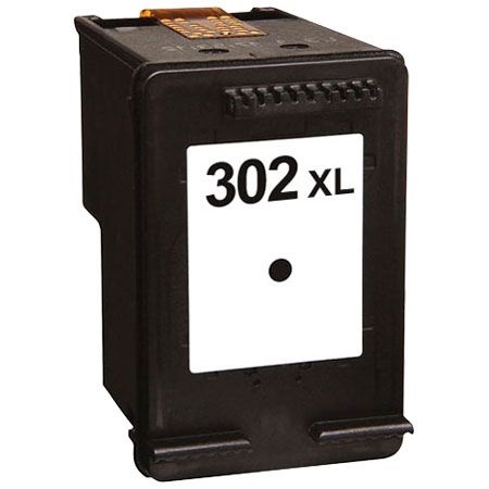 2-Pack Cartouche HP 302 XL,pour Cartouche Encre HP 302 Noir et
