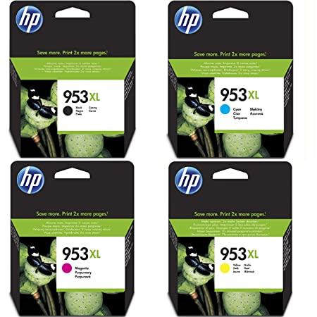 Cartouche d'encre GENERIQUE Pack 4 Cartouchess Génériques HP 953XL noire et  couleurs (3HZ52AE)