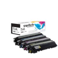 248- Brother TN-248 XL - SWITCH Pack x 4 Toners équivalent à TN 248 XL - Noir Cyan Magenta Jaune