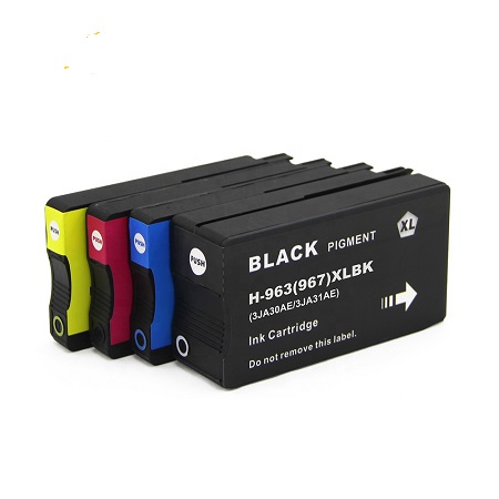 HP 963 pack 2 cartouches noires + 3 cartouches couleur pour